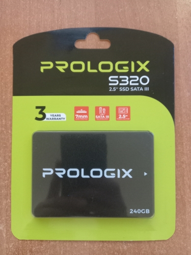 Фото SSD накопичувач Prologix S320 240 GB (PRO240GS320) від користувача formicron